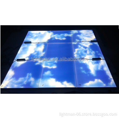 40W 6060 Wall Mounted Frameless Sky LED Panel Light